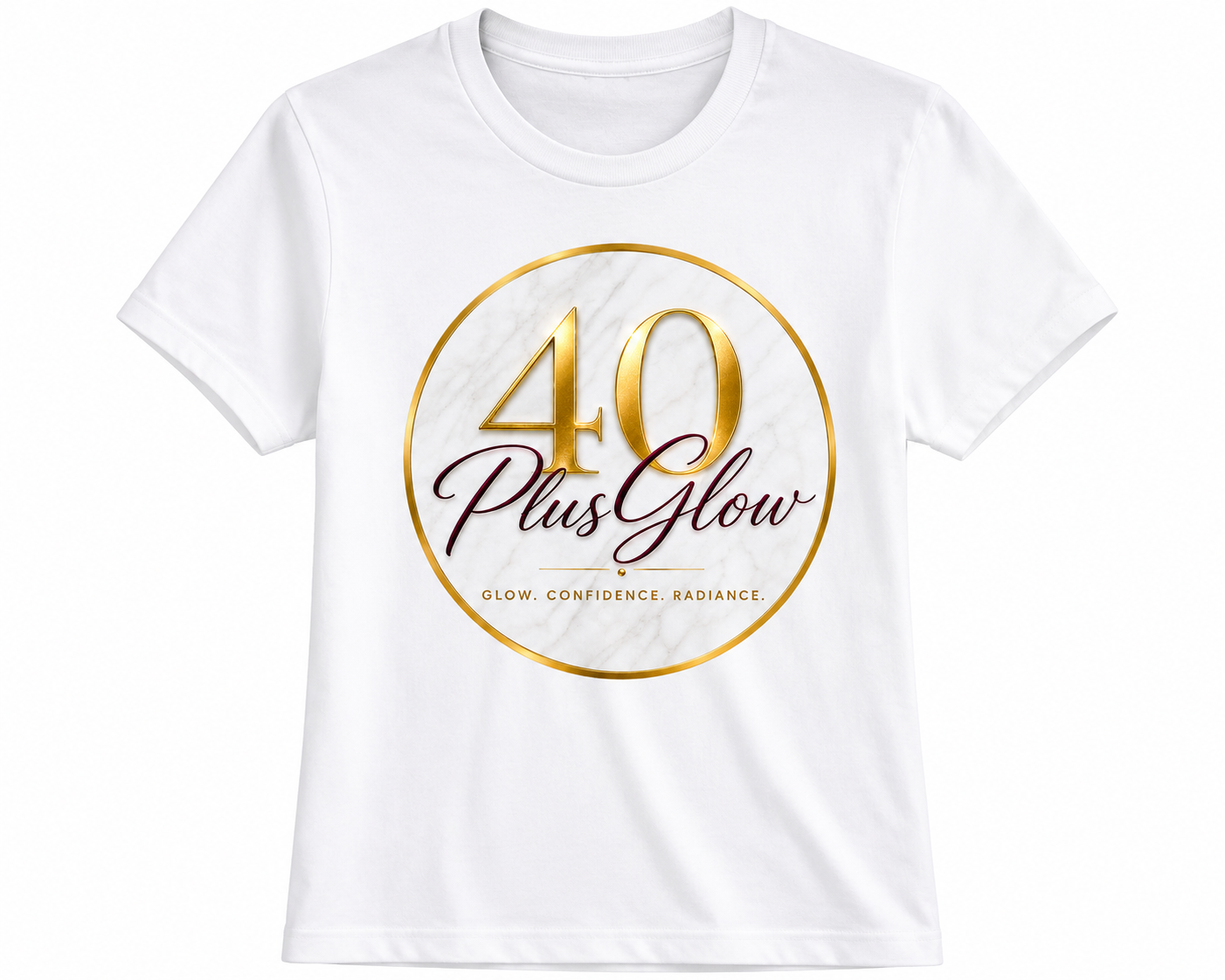 40PlusGlow Signature Logo T-Shirt