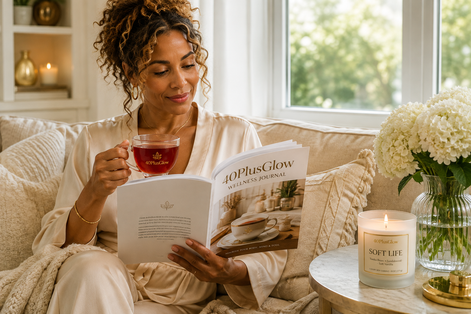 40PlusGlow Wellness Journal